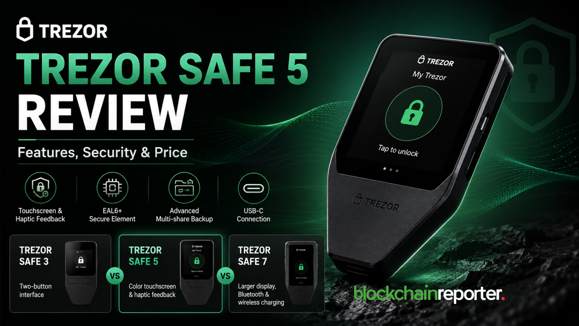 Trezor Safe 5 Review: Features, Security & Price
