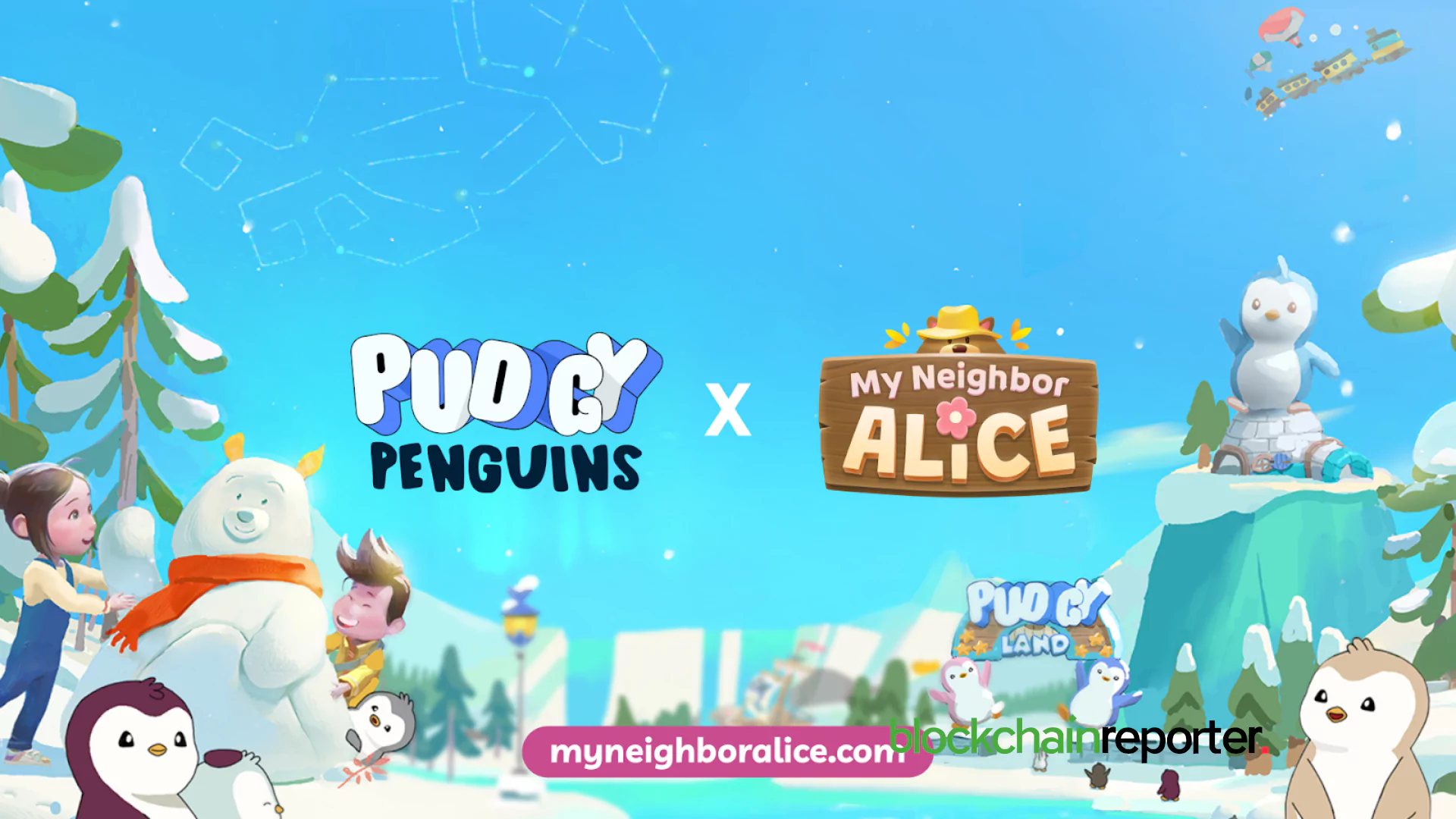 my neighbor alice x pudgy penguins
