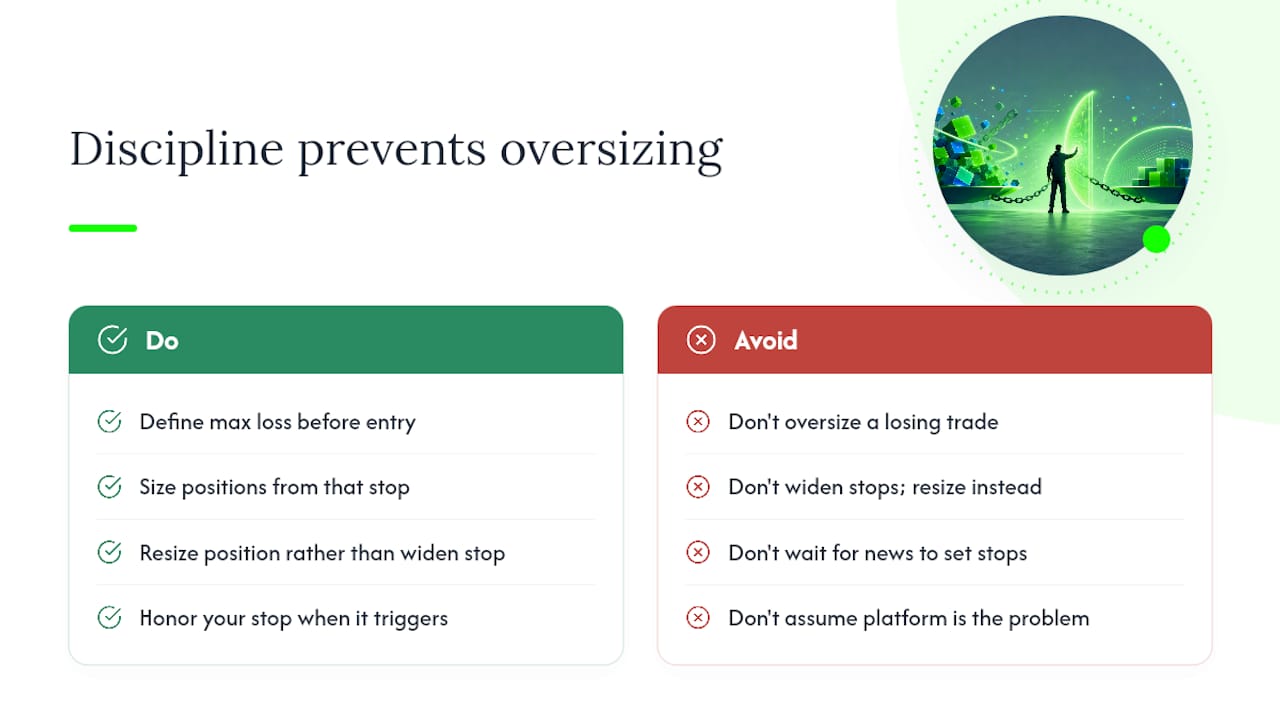 Why disciplined stop placement is the only edge that compounds — overview diagram